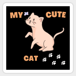 My Cute Cat Sticker